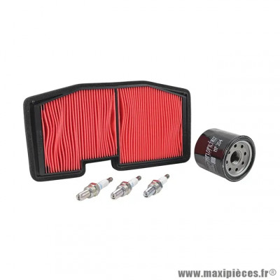 Kit entretien moto adaptable 4 pièces Triumph 675 Street Triple, R 2010-2016, Daytona 675, R 2011-2016