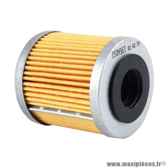 Filtre à huile moto adaptable 45x49mm équivalent HF563 Aprilia 125 RS4 2011+, SX 2019+, Husqvarna 250 TC 2008+, 250 TE 2008-2009, 450 SM 2008-2010, 510 SMR 2008-2010, 630 SMR 2010+