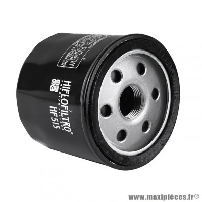 Filtre à huile moto adaptable HIFLOFILTRO HF515 Royal Enfield 650 Continental, Interceptor 2019+ (76x72mm)