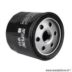 Filtre à huile moto adaptable HIFLOFILTRO HF515 Royal Enfield 650 Continental, Interceptor 2019+ (76x72mm)