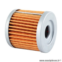 Filtre à huile moto adaptable 44x44mm - Suzuki 400 DR Z 2000-2015, Kawasaki 400 KFX 2002-2006 - Référence HF139
