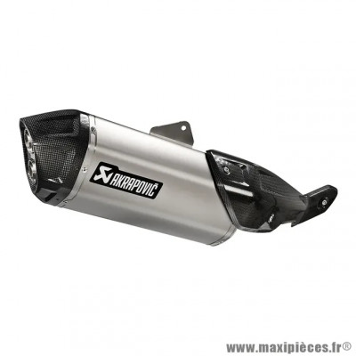 Silencieux moto Akrapovic slip on line titane pour Suzuki 800 V-Strom 2022+