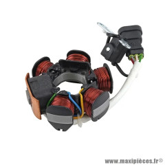 Stator Allumage Adaptable 2T Aprilia 50 SR Motard 2012-2017, Piaggio 50 Liberty 2003-2016, Typhoon 2006-2017, Gilera 50 Runner 2005-2017 (OEM: 639865-830296)