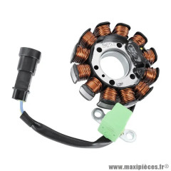 Stator d'allumage adaptable 50cc 2T Piaggio Typhoon, NRG, Aprilia SR Motard, Scarabeo (OEM: 1A010131)