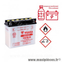 Batterie 12V-7A YB7B-B Archive Motorcycle Outback 125CC Mitt Scrambler 278