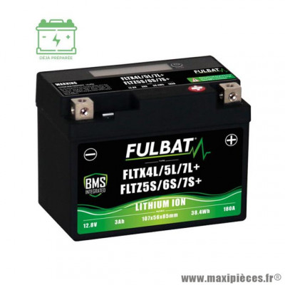 Batterie 12V3AH Lithium FLTX4L/5L/7L+ - FLTZ5S/6S/7S+