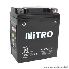 Batterie 12V 6 Ah NTX7L SLA sans entretien prête à l'emploi