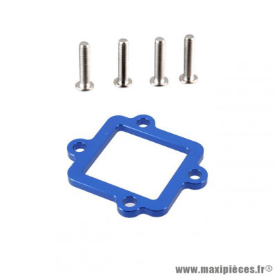 CALE ADMISSION CLAPET 5MM ALU CNC - BLEU ADAPT. NITRO/SR50/F12/OVETTO/NEOS