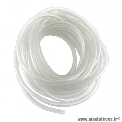 Durite essence transparente 4,5x7,5 (rouleau 10m)
