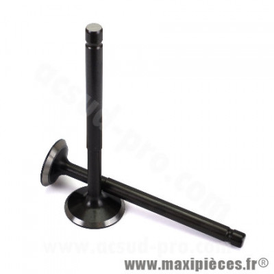 Soupape scooter adapt. 50CC 4T (OEM : 14711-AGB-000 + 14721-AGB-000) SYM Jet 4 / Allo / Crox / Fiddle 3 / Orbit 2 (la paire) Euro 4