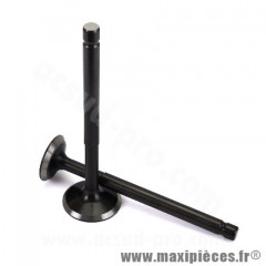 Soupape scooter adapt. 50CC 4T (OEM : 14711-AGB-000 + 14721-AGB-000) SYM Jet 4 / Allo / Crox / Fiddle 3 / Orbit 2 (la paire) Euro 4