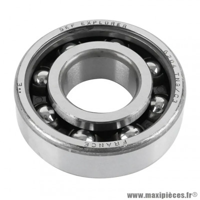 Roulement d'embiellage 6204 TN9-C3 cage polyamide adaptable MBK 50 Booster, Yamaha 50 BWS, Derbi 50 Senda, Peugeot 50 Ludix, 103-CPI 50 Aragon, Oliver-Keeway 50 Focus * Sélection !