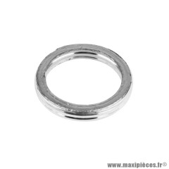 Joint échappement-pot adaptable 50 TKR, TREKKER, SPEEDFIGHT, BUXY, ELYSEO, ZENITH (ROND ALU - DIAM 26 x 33 x 4 mm)