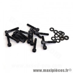 Kit de vis BTR pour carter de kick Piaggio Typhoon (noir)