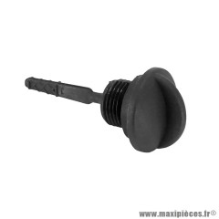 Bouchon-jauge huile adaptable 4T Piaggio 50 ZIP 2000, FLY 2006+, LIBERTY 2006+, VESPA LX 2006+, PRIMAVERA 2013+, SPRINT 2014+, APRILIA 50 SPORT CITY 2008 (OEM: 844721)