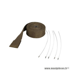 Ruban isolant thermique 50mm (rouleau de 10m + 5 colliers)
