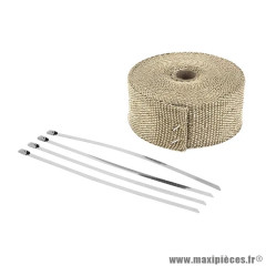Bande thermique isolante beige 10 m 50 mm (livrée avec 4 attaches)