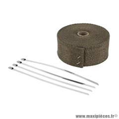 Bande thermique isolante marron 10 m 50 mm (livrée avec 4 attaches)