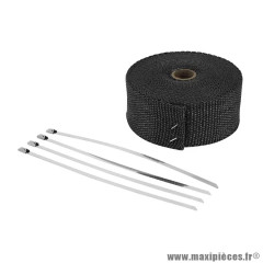 Bande thermique isolante noire 10 m 50 mm (livrée avec 4 attaches)