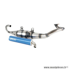 POT SCOOT TUB902A SILENCIEUX BLEU AZUR POUR MBK 50 NITRO, OVETTO-YAMAHA 50 AEROX, NEO'S-MALAGUTI 50 F12-APRILIA 50 SR