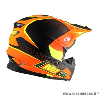 Casque moto cross NoEnd Defcon by OCD Tx696 taille L (T59-60) couleur orange mat
