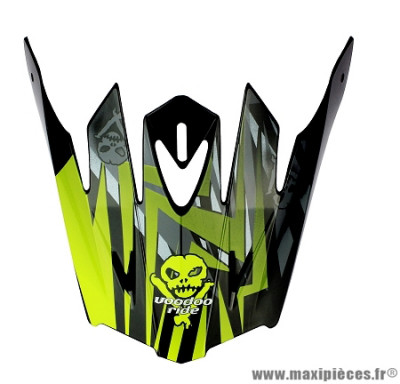 Visière SC15 pour casque moto cross Voodoo Ride Icon couleur vert