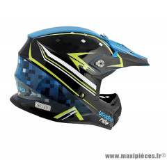 Casque moto cross Voodoo Ride Pro Replica SC15 taille S (T55-56) couleur bleu