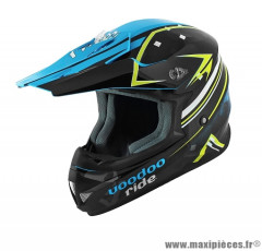 Casque moto cross Voodoo Ride Pro Replica SC15 taille M (T57-58) couleur bleu