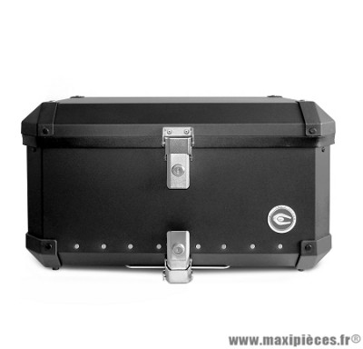 Top Case 60L Coocase X3 Aluminium Series couleur noir avec platine