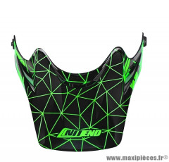 Visière SC02 pour casque enfant moto cross NoEnd Origami couleur noir/vert