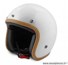 Casque jet/bol NoEnd Tribute Solid taille XS (T53-54) couleur blanc