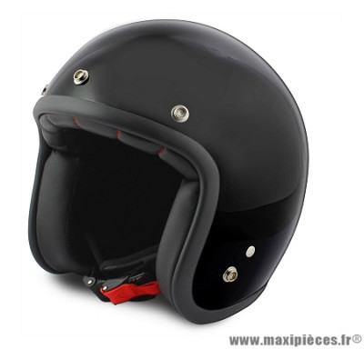 Casque jet/bol NoEnd Tribute Solid taille XS (T53-54) couleur noir