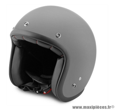 Casque jet/bol NoEnd Tribute taille XS (T53-54) couleur gris mat