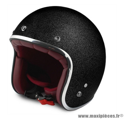 Casque jet/bol NoEnd Tribute Glitter taille XL (T61-62) couleur noir