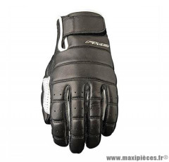 Gants moto Five California taille L couleur noir/blanc