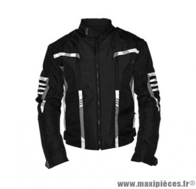 Blouson Steev Targa V3 taille L couleur noir/blanc/gris