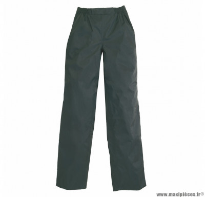 Pantalon de pluie doublé Tucano Diluvio taille 3XL avec ouverture latérale - couleur noir