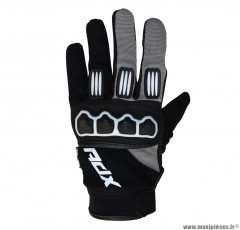 Gants cross enfant ADX Town taille XXS (T6) couleur noir/gris