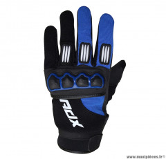 Gants cross enfant ADX Town taille XXS (T6) couleur noir/bleu yam