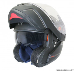 Casque modulable double écran MT Atom SV taille XS (T53-54) couleur uni noir mat