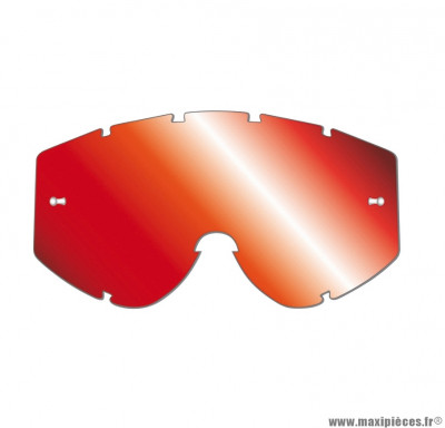 Écran rouge lunette/masque cross ProGrip 3248