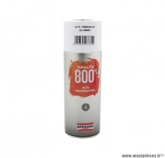 Bombe de peinture Arexons pro haute température 800 degrés couleur alu - spray 400ml (3331)