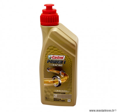 Huile moteur 2T (1L) Castrol power 1 racing 2T 100% synthétique