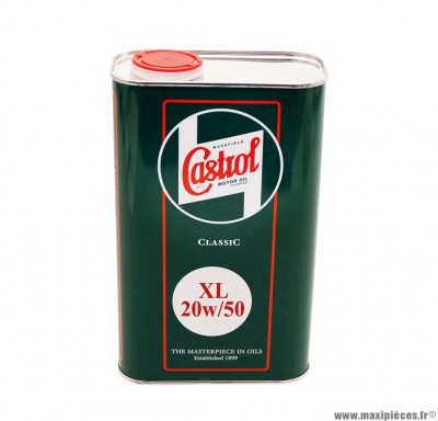 Huile moteur 4T (1L) 20W-50 Castrol classic XL pour véhicules avant 1980