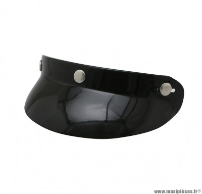 Casquette noire pour casque jet/bol MT Le Mans / Custom (trois pressions)