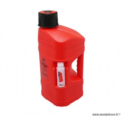 Bidon/jerrican 10L Polisport Prooctane rouge (+ bidon 100ml)