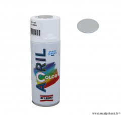 Bombe de peinture acrylique Arexons couleur gris aluminium RAL 9006 - spray 400ml (3956)