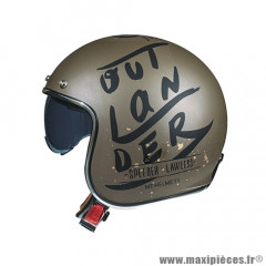 Casque jet/bol MT Le Mans 2 SV Outlander taille XS (T53-54) couleur marron mat