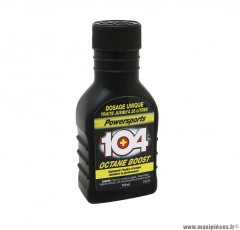 Additif carburant Minerva Octane Boost 104 (118ml) pour moteurs 2T-4T (1 dose = 20L d'essence)