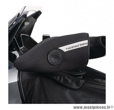 Manchons (x2) Tucano Neoprene pour guidon avec stabilisateurs et interrupteurs (R369x) pour moto / maxi scooter universel